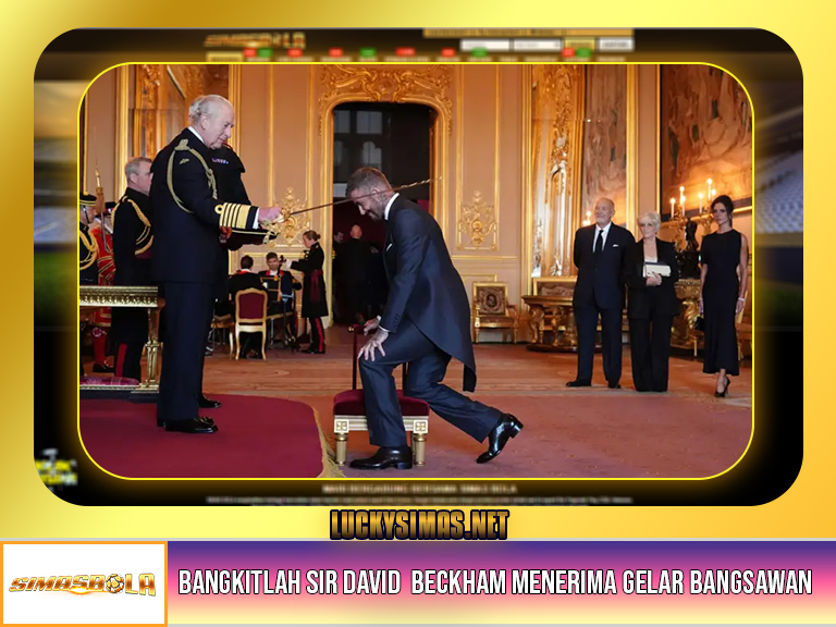 Bangkitlah Sir David Beckham menerima gelar bangsawan