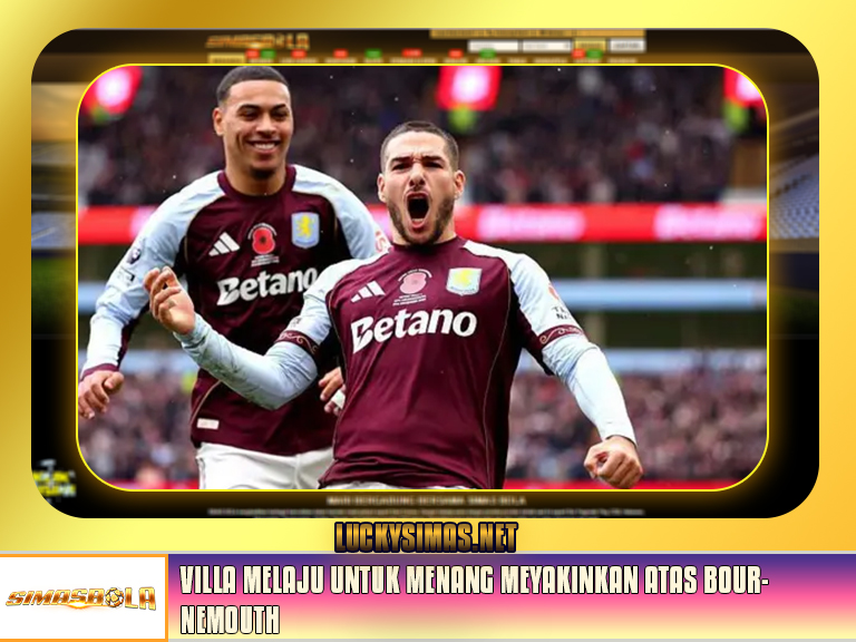 Villa melaju untuk menang meyakinkan atas Bournemouth