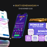 BUKTI KEMENANGAN MEMBER SIMASBOLA 13 NOVEMBER 2025