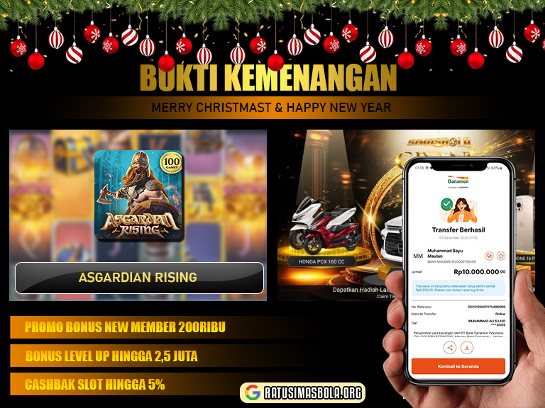 BUKTI KEMENANGAN MEMBER SIMASBOLA 05 DESEMBER 2025