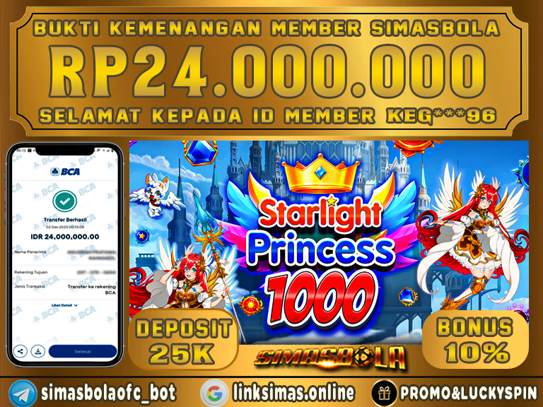 BUKTI KEMENANGAN MEMBER SIMASBOLA