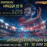 JADWAL PERTANDINGAN BOLA 15 – 16 JUNI 2026