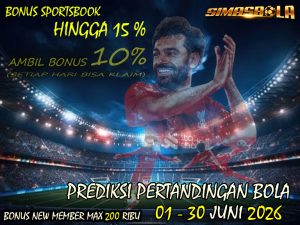 PREDIKSI PERTANDINGAN BOLA 15 – 16 JUNI 2026